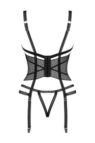 Obsessive Lanelia corset Gorset sexy, czarny