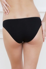 Italian Fashion Lux mini Majtki figi, czarny