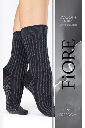 Fiore Smooth 80 DEN G1138 Wyrób pończoszniczy skarpetki, melange