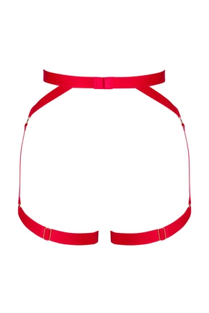 Obsessive Elianes harness Akcesoria erotyczne uprząż, czerwony