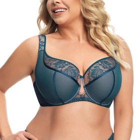 Gorsenia K647 Alicante Biustonosz półusztywniany, zielony