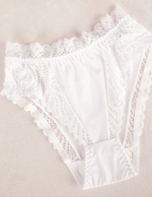 Wol-Bar Abra 3-pak Majtki figi, biały