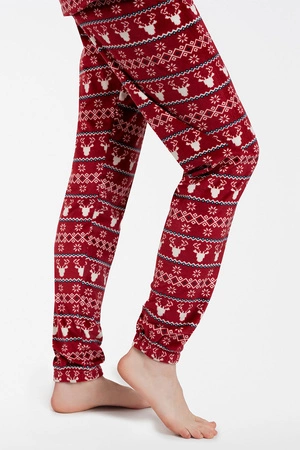 Italian Fashion Islandia dł.r. dł.sp. Dres homewear, bordo