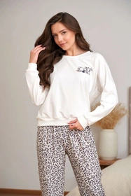 Doctor Nap PM.7532 Nocna piżama, cream leo