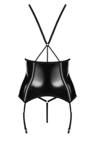 Obsessive Stormea corset Gorset długi, czarny