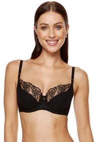 Gorteks Madame/B3 Biustonosz półusztywniany, czarny