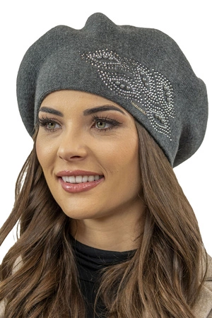 Vivisence 7051 Nakrycie głowy beret, ciemnoszary