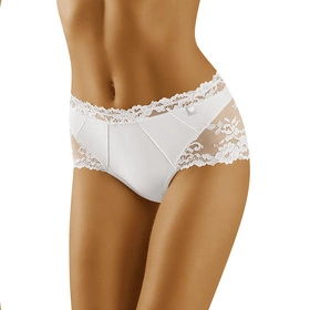 Wol-Bar Diamond 3515 Majtki wysokie figi, biały