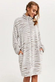 Italian Fashion Meru dł.r. Nocna szlafrok, szary