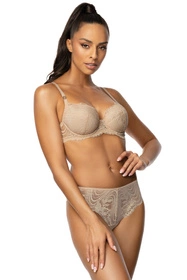 Mat 3635/11 Darlene Biustonosz push-up, jasny beż