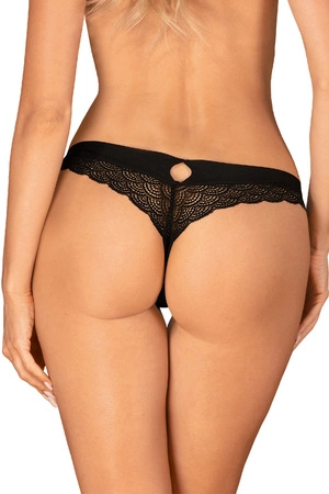 Obsessive Chemeris panties Majtki figi, czarny