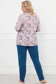 Italian Fashion Lacenta dł.r. dł.sp. Nocna piżama, druk/jeans