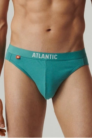 Atlantic 3MP-094 3-pack Majtki slipy, niebieski/ciemnoniebieski/zielony