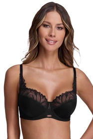 Ava 2105 Yasemin Maxi Biustonosz półusztywniany, black