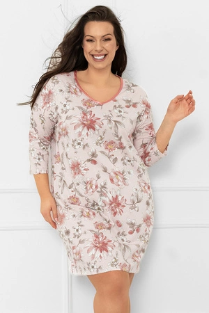 Italian Fashion Salta r.3/4 Nocna koszula, druk/róż