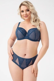 Gorsenia K728 Edith Biustonosz miękki, niebieski