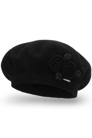 Vivisence 7037 Nakrycie głowy beret, czarny