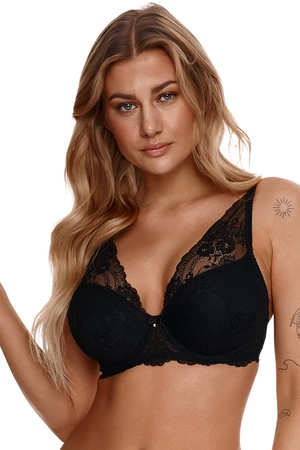 Lupo 2315 Biustonosz push-up, czarny