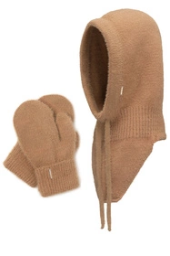 Vivisence 7097Kmpl Komplet kaptur+rękawiczki, karmelowy