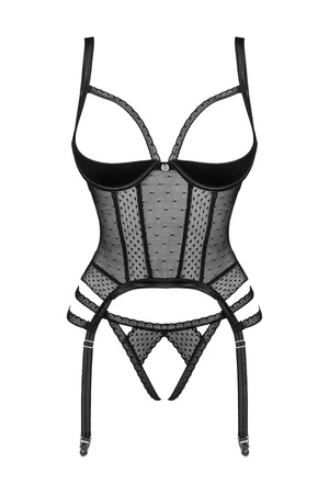 Obsessive Lanelia corset Gorset sexy, czarny