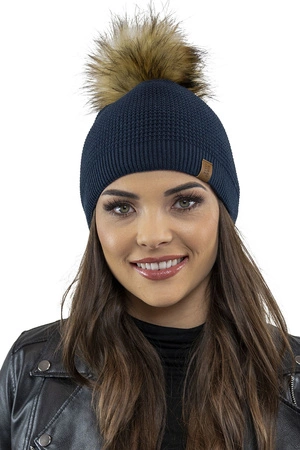 Vivisence 7041Kmpl Komplet czapka+szalik, granatowy