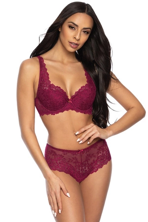 Mat 053/22 Carmela Biustonosz usztywniany, burgund