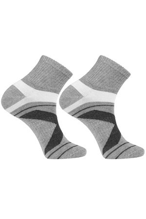 Moraj CSM200-072 Skarpety za kostk�, patt 1-grey melange