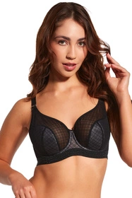 Bella Misteria 43-90 Księżycowy Czar Biustonosz półusztywniany, czarny