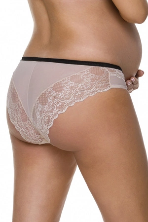 Lupo 3116 Majtki figi, beżowo-czarny