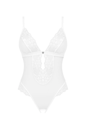 Obsessive Heavenlly teddy Body sexy, biały