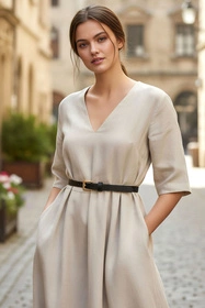 Vivisence P0003 Pasek skórzany, black