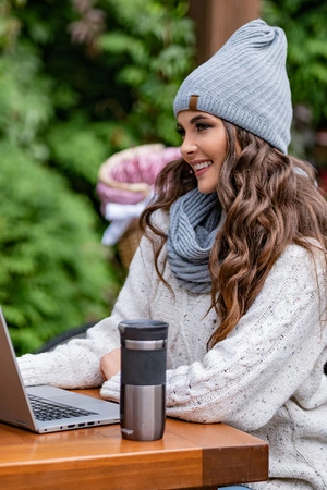 Vivisence 7017 Nakrycie głowy czapka, jasnoszary