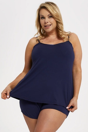 Italian Fashion Song ws.r. kr.sp. Nocna piżama, granat