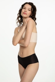 Julimex Mousse Maxi Majtki wysokie figi, czarny