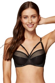 Gorteks Celine/B4 Biustonosz usztywniany, czarny