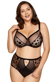 Gorteks Daphne/B3 Biustonosz półusztywniany, czarny