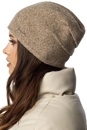 Vivisence 7087Kmpl Komplet czapka+komin+rękawiczki, beżowy melanż