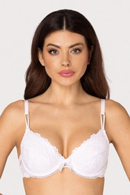 Róża Carmen Biustonosz push-up, biały