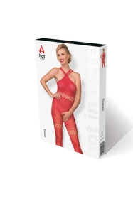 Hot in Here Demonic Body bodystocking, czerwony
