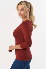 Babell Manati r.3/4 Bluzka klasyczna, marsala