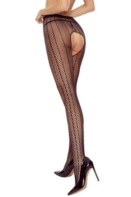 Passion TiOpen 040 Wyrób pończoszniczy rajstopy, black