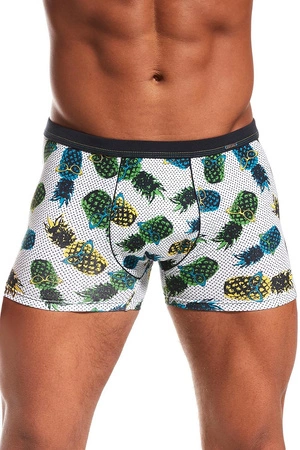 Cornette Tattoo Pineapple Majtki bokserki, granat-biel
