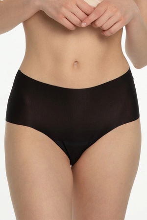 Julimex Mousse Maxi Majtki wysokie figi, czarny