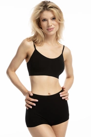 Julimex Bamboo Lounge Bra Biustonosz braletka, czarny