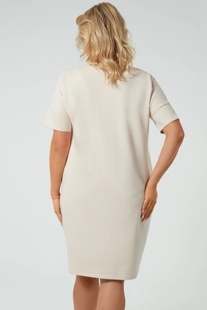 Italian Fashion Stella kr.r. Sukienka homewear, beż