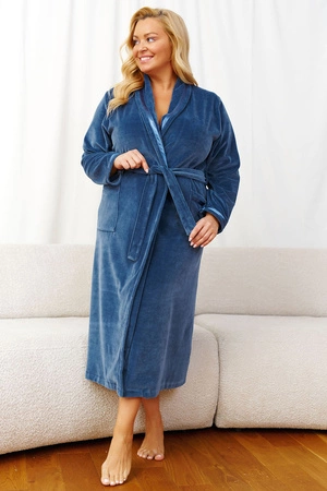 Doctor Nap SWA.1078 Nocna szlafrok, deep blue
