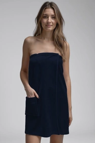 Vivisence 5025 Tekstylia domowe ręcznik, granat