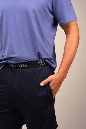 Italian Fashion Dallas kr.r. kr.sp. Nocna piżama, niebieski/granat