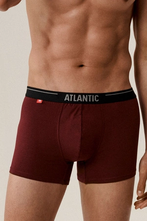 Atlantic 3MH-011 3-pack Majtki bokserki, fiolet/czarny/khaki