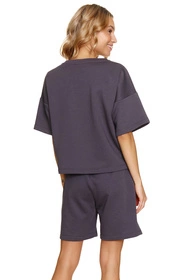 Doctor Nap DRS.7220 Komplet szorty + bluza, fume